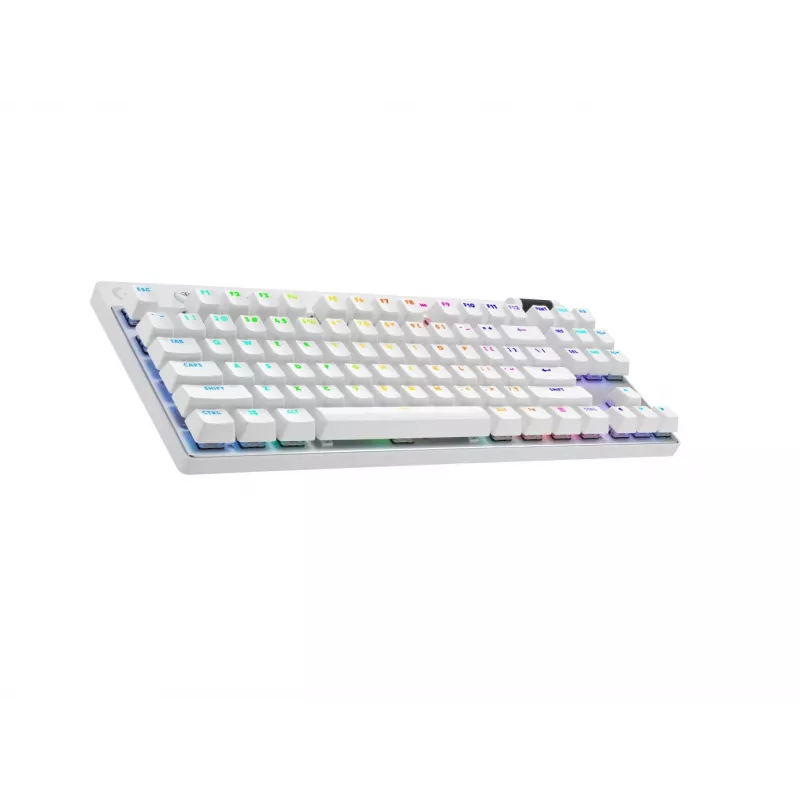 Logitech G PRO X TKL klaviatuur mängudele RF juhtmevaba + Bluetooth QWERTY US International Valge