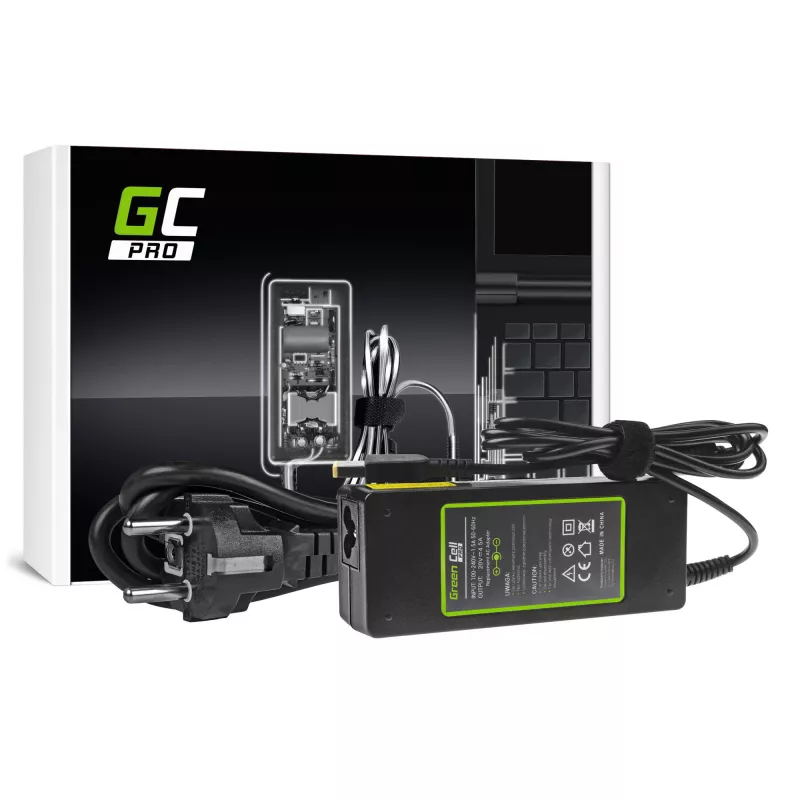 Toiteadapter roheline Cell AD39AP 90W vahelduvvoolust alalisvooluks 20V 4.5A Lenovole (sisetingimustes) Must