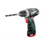 Püstolkäepidemega puur Metabo POWERMAXX BS BASIC 1400 p/min, 800 g, kiirkinnituspadrun