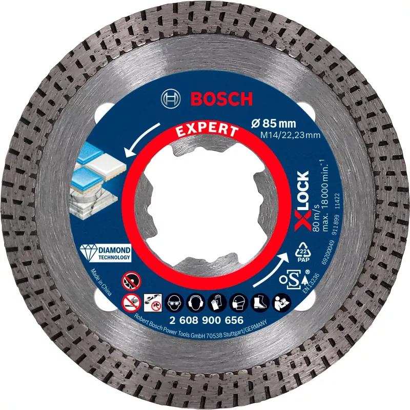 Bosch Expert HardCeramic X-LOCK ketassaag 8,5 cm 1 tk