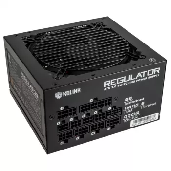 Kolink Regulator 80 PLUS Gold PSU, ATX 3.0, PCIe 5.0, modulaarne - 850 vatti