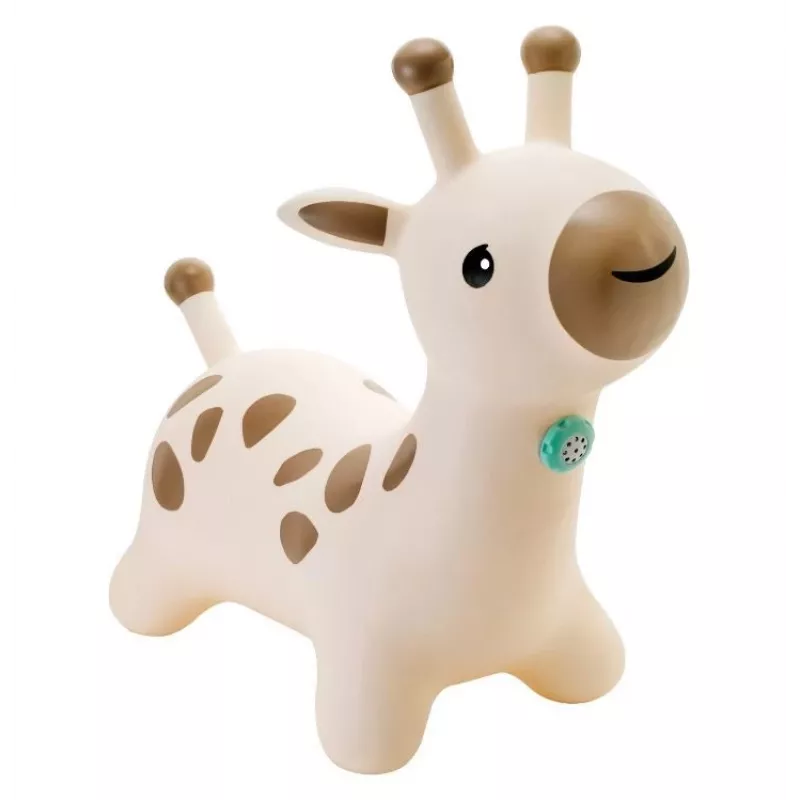 Kummist hüppaja B-kids Giraffe mudel 116315223 — pehme ja värviline beebi mänguhüppaja