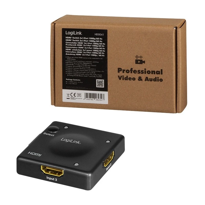 HDMI-lüliti LogiLink HD0041