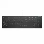 Klaviatuur CHERRY AK-C8112 Medical USB QWERTZ saksa must valge täissuuruses