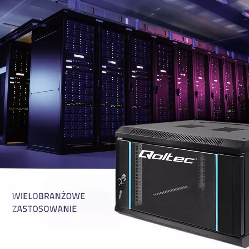 Qoltec 54462 RACK kapp 19 | 6U | 600 x 370 x 450