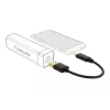 DeLOCK USB laadimiskaabel Type-A USB USB-C-le 15 cm Must