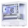 Jonsbo D200 valge mATX mid-torn korpus karastatud klaasi ja Mini Temp ekraaniga