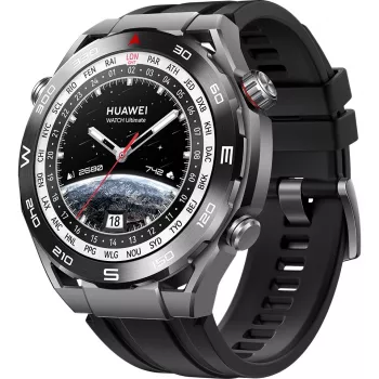 Huawei Watch Ultimate – nutikell rihmaga – hüdrogeenitud nitriilkummi (HNBR) – randme suurus: 140–210 mm – Ekraan 3,8 cm (1,5) – NFC, Bluetooth