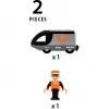 Reisirong BRIO 63604700 oranž-must, puidust mängurongikomplekt, ühilduv BRIO rööbastega