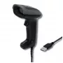 Käeshoitav vöötkoodilugeja QOLTEC 50863 — 1D/2D skanner, USB-juhtmega, LED-andur, must, 5V, 1,8 m kaabel