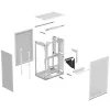 Arvutikorpus SSUPD Meshlicious Full Mesh PCIE 4.0 Edition Mini-ITX korpus - valge