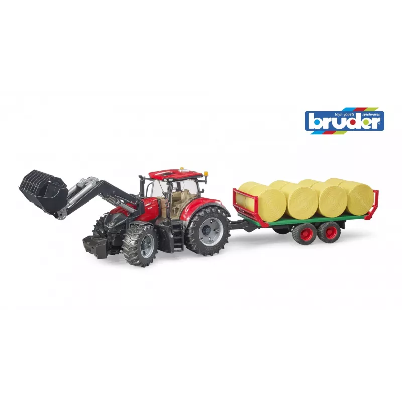 Toy play vehicle and play track BRUDER 3198, plastik, red, recommended age 3+