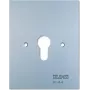 Metallist katteplaat 125x100mm ilma sümboliteta 6.28 WUG (6.28WUG)
