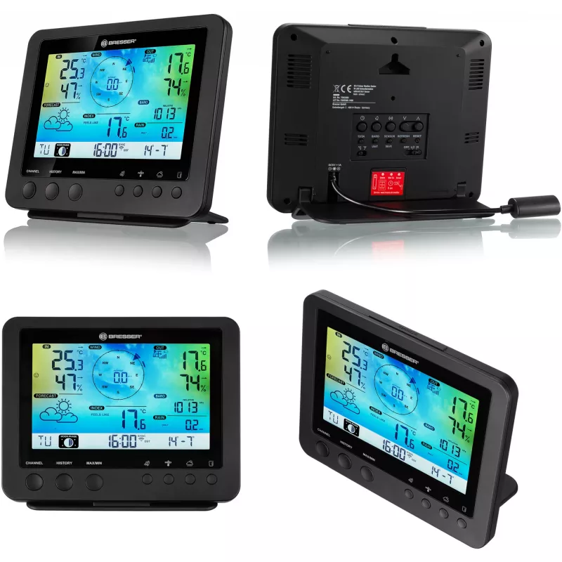 Bresser Optics 7002580 digitaalne ilmajaam Must AC Wi-Fi