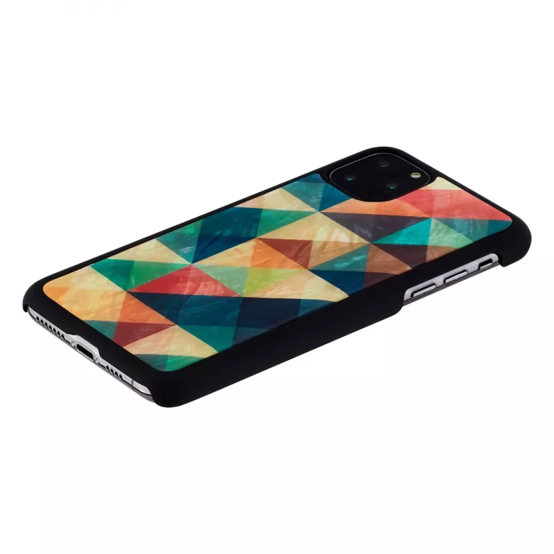 Nutitelefoni ümbris iKins iPhone 11 Pro Maxile — Mosaiik-must kaitseümbris