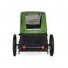 Lemmikloomakandur BURLEY Tail Wagon BU-947108 — pehmeküljeline koerakandur, must/roheline