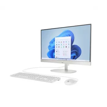 HP All-in-One 24-cr0242ng 23,8 FHD Touch, Core i3-N300, 8GB RAM, 256GB SSD, DOS, Valge