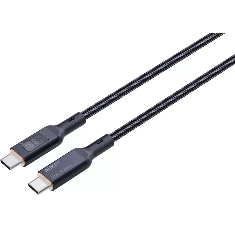AUKEY CB-MCC102 USB-kaabel 1,8 m USB-C must 480 Gbit/s