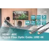HDMI AOC Hybrid Fiber Optic kaabel Digitus AK-330125-200-S