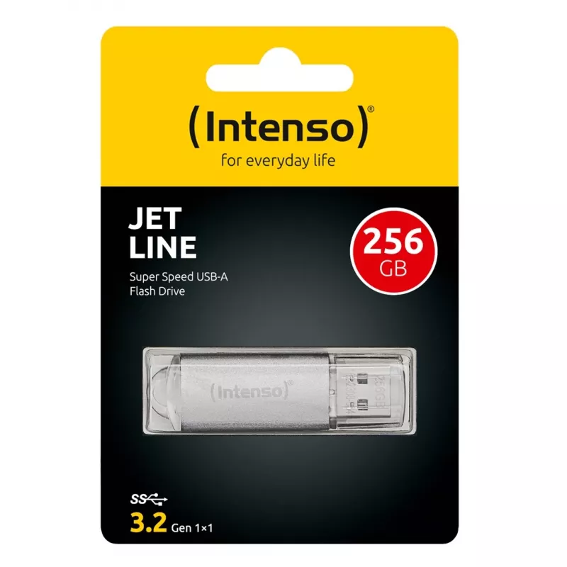 Intenso MEMORY DRIVE FLASH USB3.2/256GB 3541492 USB-mälupulk USB Type-A 3.2 Gen 1 (3.1 Gen 1) Hõbedane