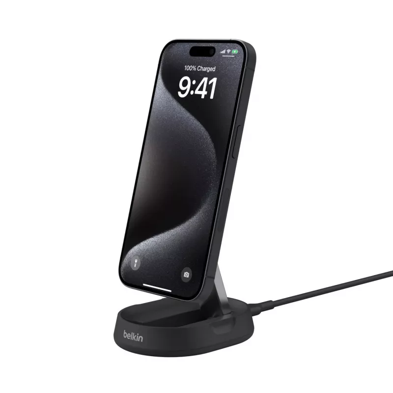 Traadita laadija Belkin BoostCharge Pro WIA008btBK kiirlaadimine siseruumidesse nutitelefon must