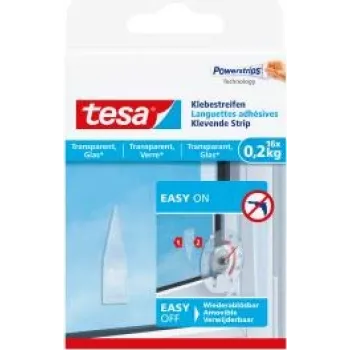 Kinnituspadjake Tesa 77732-00000 Läbipaistev klaasile