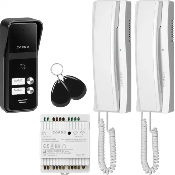 Intercom ORNO OR-DOM-BA-936ZD/W 2-juhtmeline/2-perekonnal