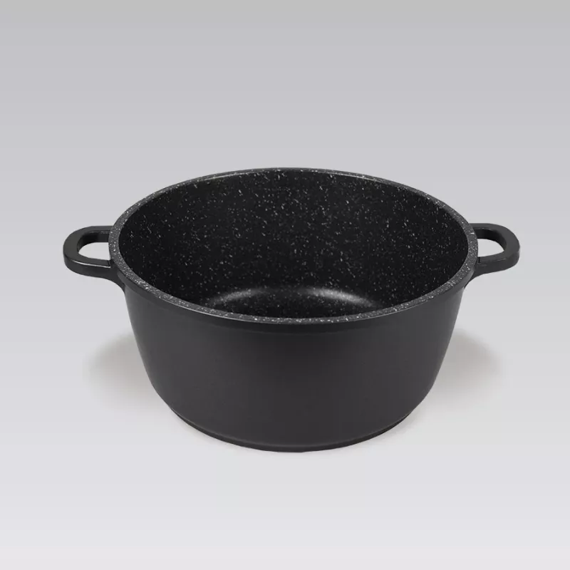 Maestro MR-4616C kaanega pott 16 cm 1 l Must