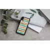 Nutitelefoni ümbris iKins iPhone XS / iPhone XS Max jaoks — pop mint Must
