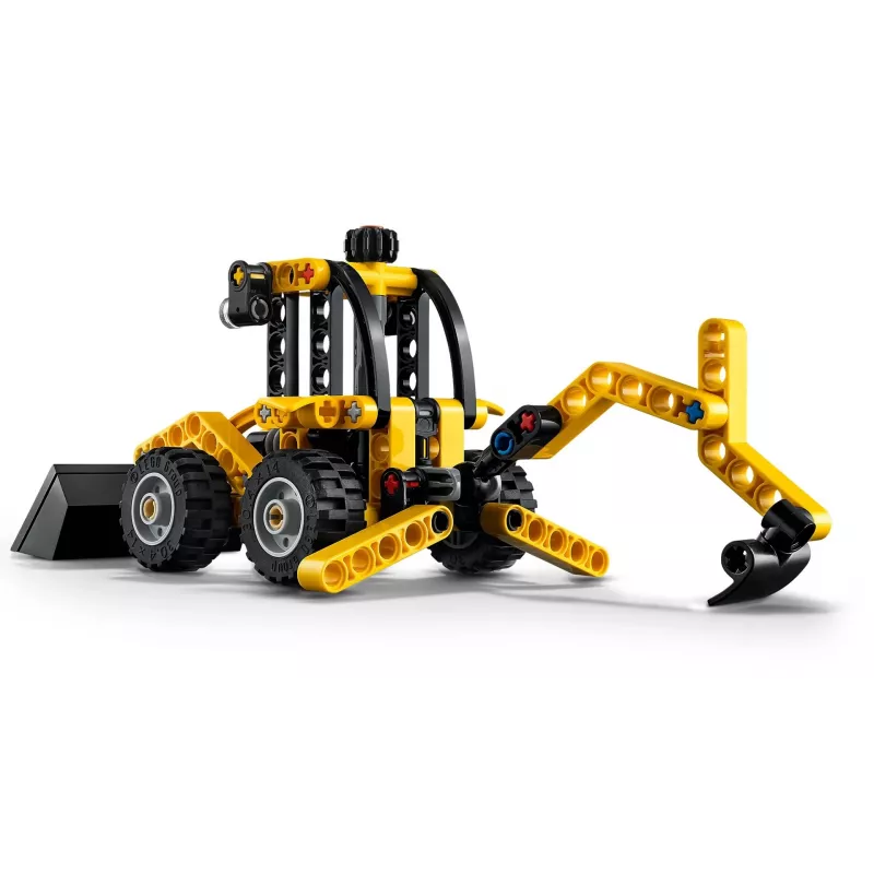 Ehituskomplekt LEGO Technic Tagalaadur 42197 — liigendrool, töötav laadur, 104 tk, soovitatav vanus 7+