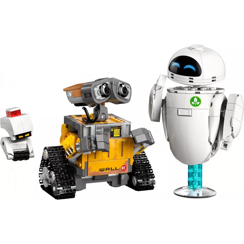 LEGO ehituskomplekt Disney Pixar WALL·E ja EVE 43279 — 811 tükki, 130 mm kõrgus, alates 18. eluaastast
