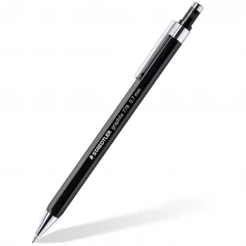 Mechanical pencil Staedtler 778 07-9, hexagonal shaft, Must, 0.7 mm lead