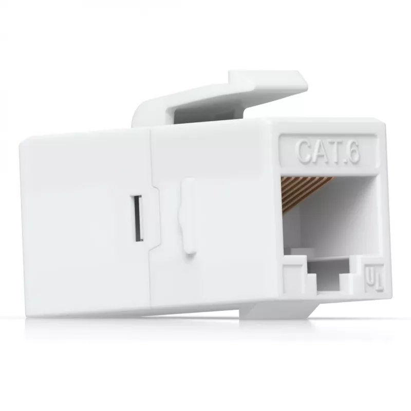 UBIQUITI CAT6 KEYSTONE-COUPLER, 12-PAKENDIS. LÄBIV CAT6 KEYSTONE-COUPLER EELNEVALT TERMINEERITUD ETHERNET-KAABLITE SUJUVALT ÜHENDAMISEKS
