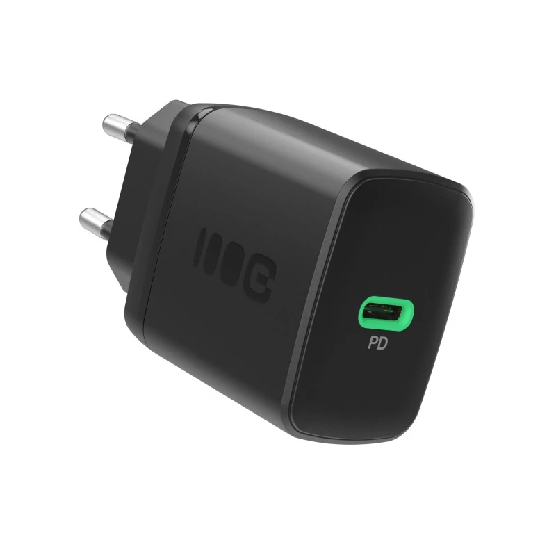 Toiteadapter roheline Cell PowerSource Solo30 30W must — USB-C ühe pordiga laadija