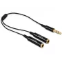 Helikaabel DeLOCK 65356 0,25 m 3,5 mm 2 x 3,5 mm must