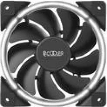 120 mm Arvutikorpuse Ventilaator PCCOOLER CORONA-Valge, 1000–1800 p/min, valge LED, 120×25 mm