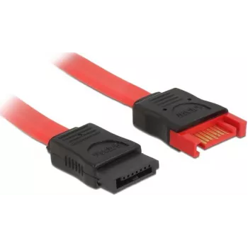 SATA-kaabel DeLOCK 83952 0,2 m SATA 7-kontaktiline Must Punane