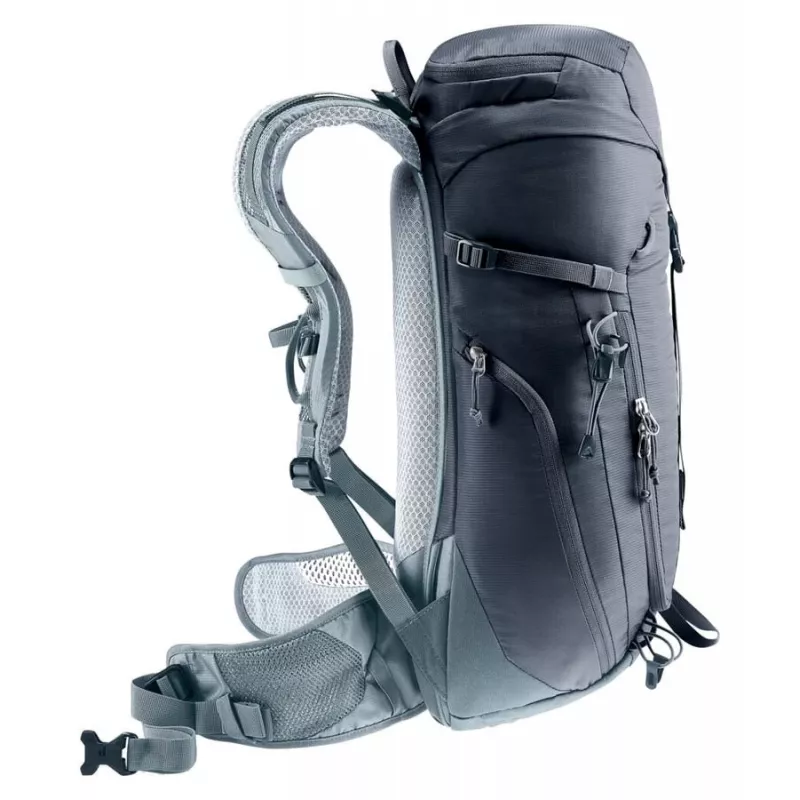Seljakott DEUTER Trail 18 I — päevakott, 18 L, must/põlevkivihall