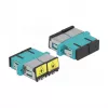 Optiline kiudühendus DeLOCK 86895 SC Duplex emane-emanele mitmemoodiline Aqua