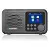 Raadiokell BLAUPUNKT DR8BK — digitaalne äratuskell FM/DAB+-ga, Bluetooth 5.3, 2 W, 1800 mAh, USB-laadimine, must
