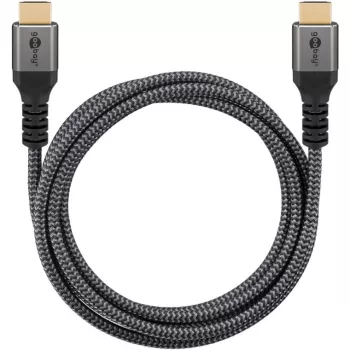 Plus High-Speed-HDMI-Kabel mit Ethernet, 4K @ 60Hz grau, 0,5 Meter