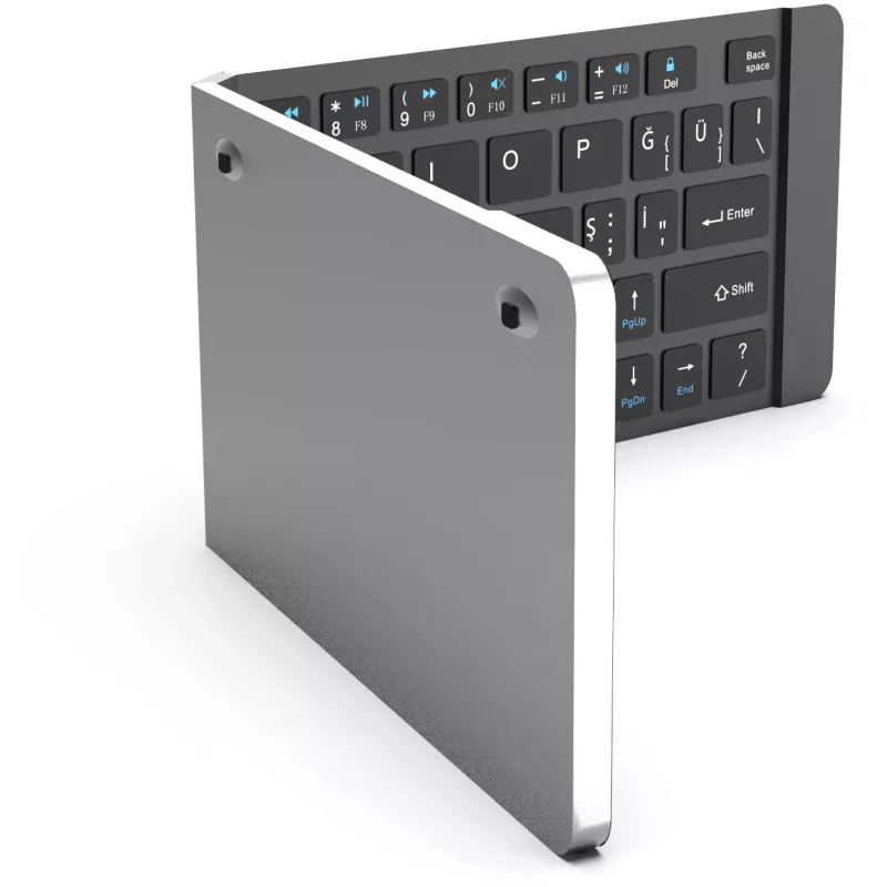 Juhtmevaba klaviatuur Inca IBK-579BT Bluetooth 66 klahvi metallikhõbedane