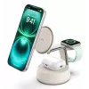 Juhtmeta USB-laadija Belkin Qi2 WIZ040KQSD — 25 W, USB toide, 1,5 m kaabel, valge, nutitelefonile nutikellale kõrvaklappidele treeningujälgijale