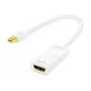 Videokaabli adapter LOGILINK Mini DisplayPort HDMI Type A CV0036A, 0,1 m, hall