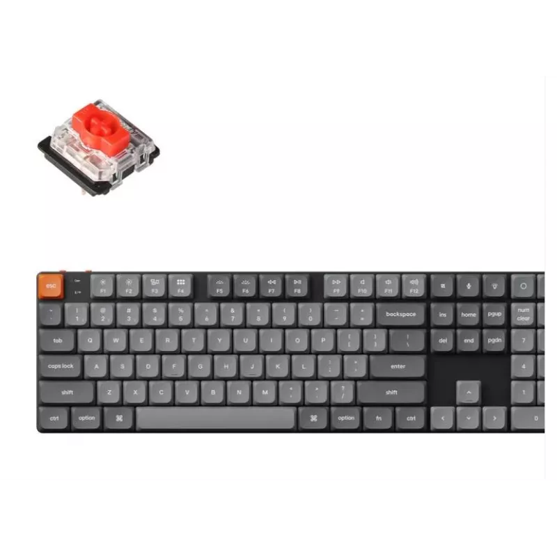 Juhtmevaba mehaaniline klaviatuur Keychron K5 MAX Must Low Profile
