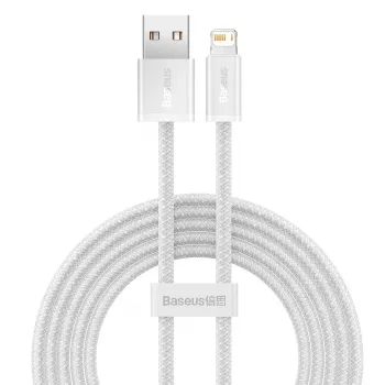 Baseus Dynamic kaabel USB-Lightning, 2,4A, 2m (Valge)