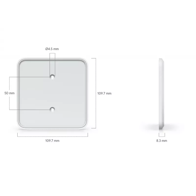 Mount Ubiquiti UACC-FM-16cm Polükarbonaat Valge 109,7 mm
