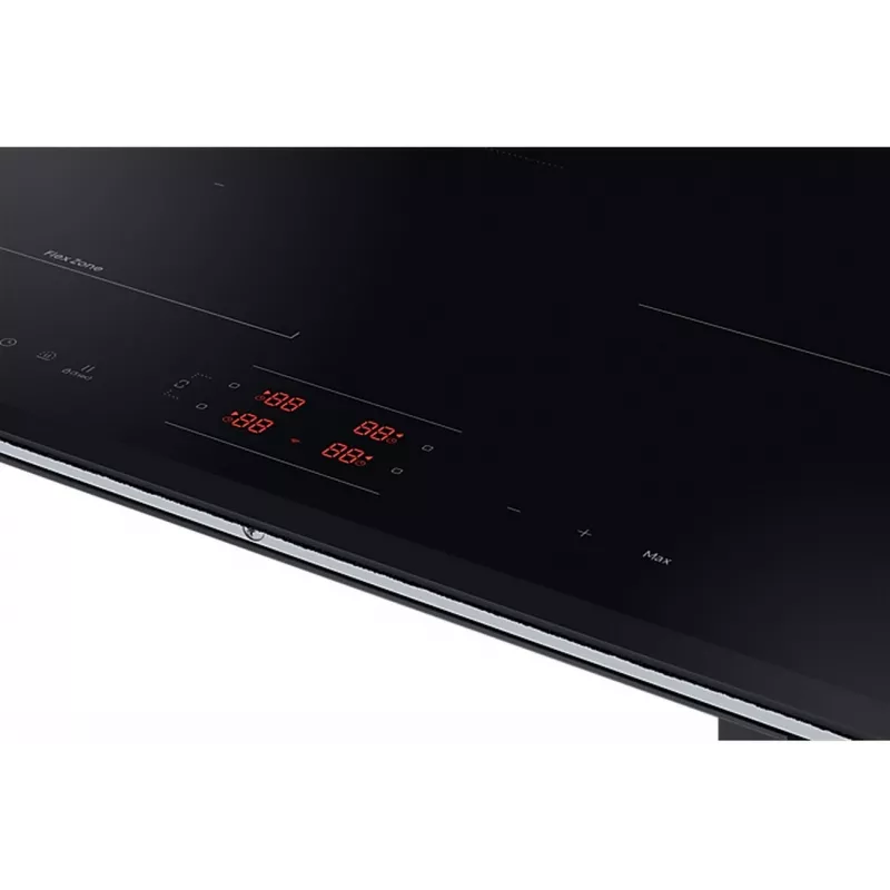 Sisseehitatud pliit Samsung NZ64B5045GK/U2, induktsioon, 4 keedutsooni, Flex Zone, SmartThings Cooking, automaatne ühenduvus, 60 cm, must