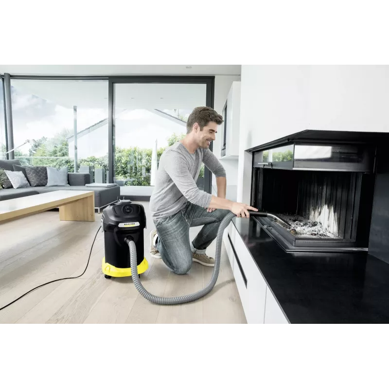 Kuivtolmuimeja Karcher AD 4 Premium — 17 L, 600 W, kotita, metallvoolik, kroomtoru