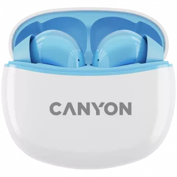 Canyon TWS-5 CNS-TWS5BL Kõrvaklapid – Tõeliselt juhtmevabad – Bluetooth 5.3 – Kõrvasisesed – USB-C laadimiskarp – Puutetundlik juhtimine – kuni 38 tundi tööaega – Must